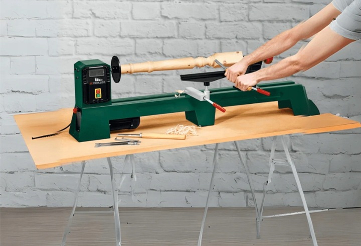 Tokarka do drewna Parkside PDB 100 B1 400 W MOCNA