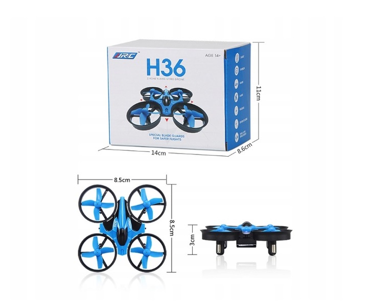 Zabawka zdalnie sterowana latająca Dron JJRC H36