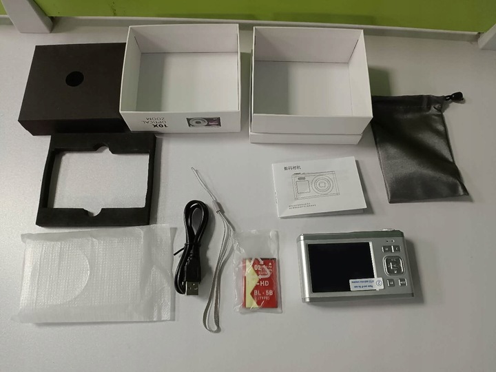 Aparat cyfrowy Shona PRO5 4K Anti-Shake 16x ZOOM 60MP IPS UHD