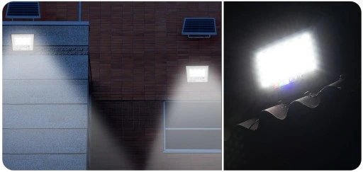 MOCNY NAŚWIETLACZ LED HALOGEN LAMPA SOLARNA ZEWNĘTRZNA IP67 100W 10.000lm