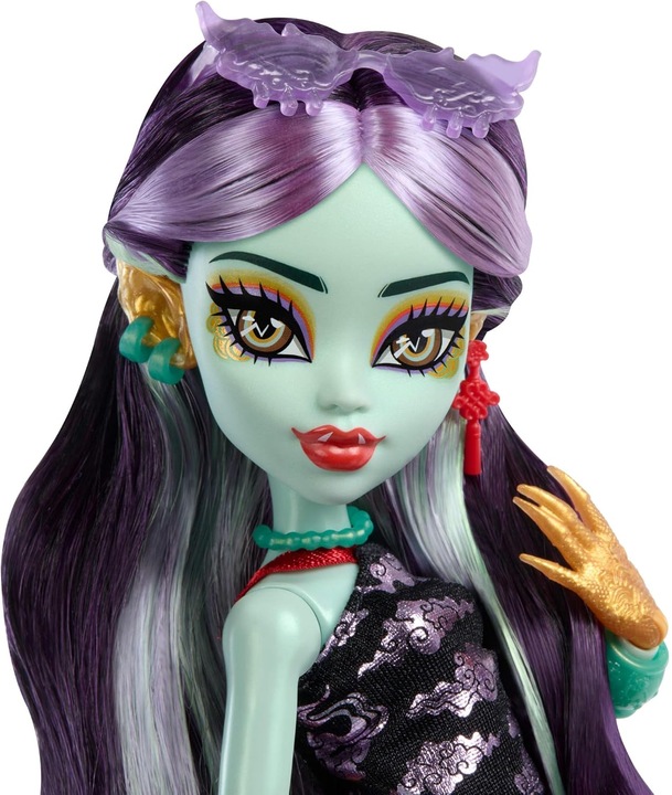LALKA MONSTER HIGH JINAFIRE LONG lalka smok z pieskiem Cloudy „Yun Yun”