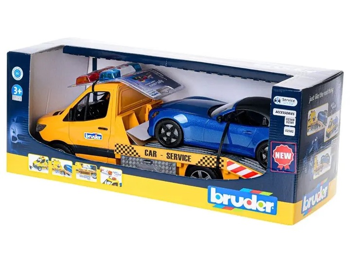 Bruder Transporter samochodowy MB Sprinter 02675