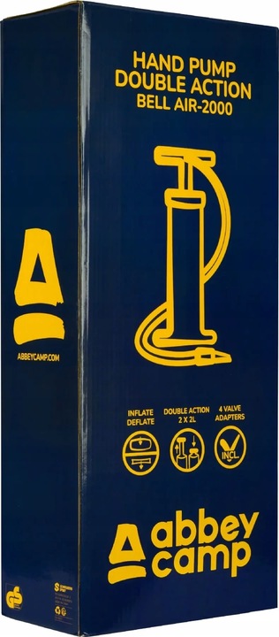 POMPKA RĘCZNA TŁOKOWA TURYSTYCZNA DO MATERACA PONTONU BASENU ABBEY 4L