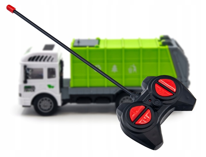 ŚMIECIARKA zdalnie STEROWANA RC DUŻY samochód dla dzieci AUTO Z PILOTEM wóz