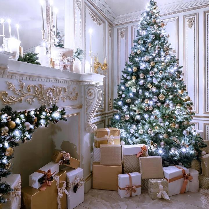 SOPLE LAMPKI CHOINKOWE 300 LED 14.5M ZEWNĘTRZNE ŚWIATEŁKA ŚWIĄTECZNE +FLASH