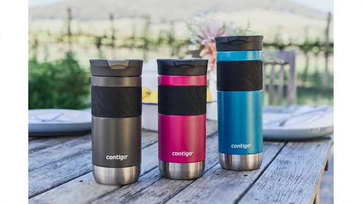 Kubek termiczny Contigo Byron 2.0 470ml - Różowy Mat