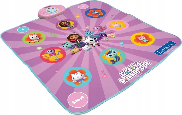 Zabawka interaktywna LEXIBOOK Koci Domek Gabi Mata do tańca DM10GDH