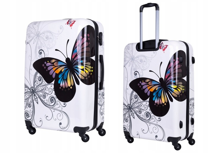 WALIZKA DUZA PODRÓŻNA KÓŁKA BAGIA 15 WZORÓW XXL