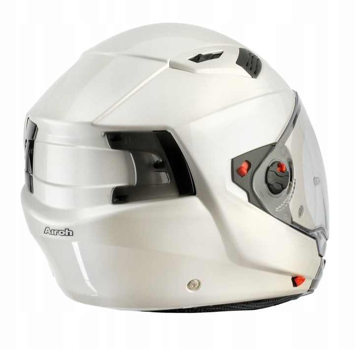 Kask Motocyklowy Z Wypinaną Szczęką Airoh Executive White Gloss Roz. XL