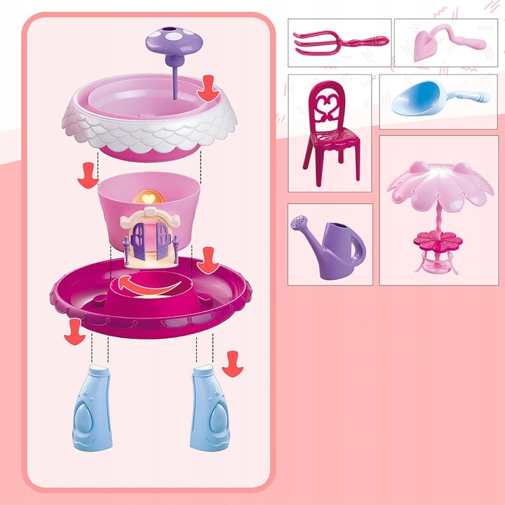 MAGICZNY OGRÓD UPRAWA ROŚLIN DOMEK KWIATÓW OGRÓDEK WRÓŻEK NÓŻKI ŚWIECI GRA