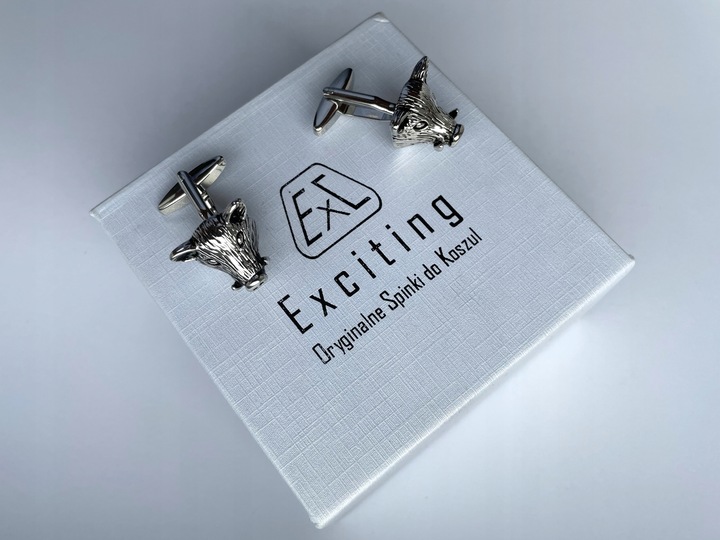 Złote spinki do mankietów Exciting Kotwica Marine Kapitańskie Żeglarskie