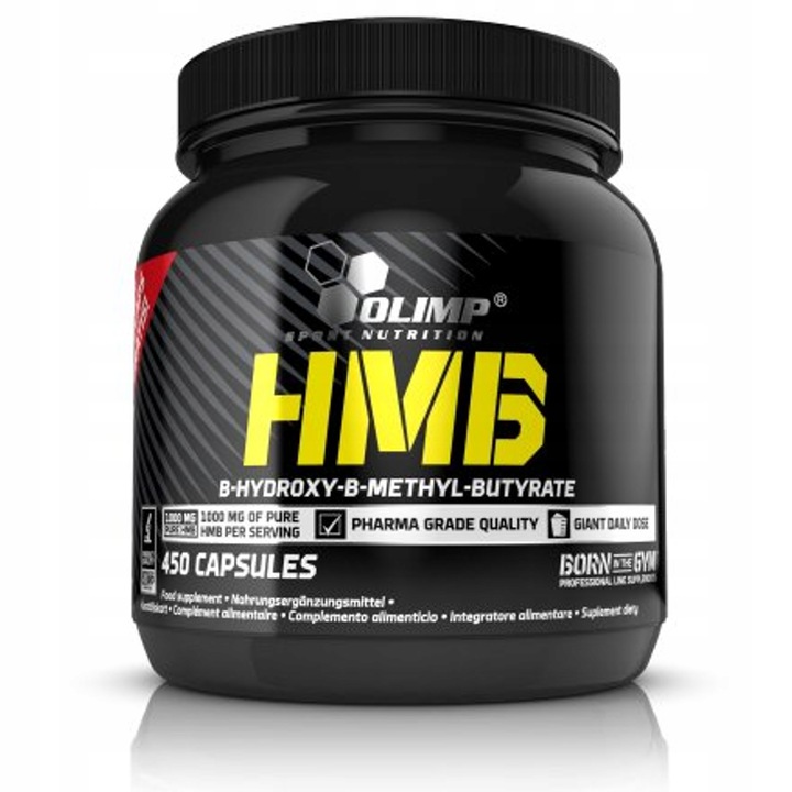 OLIMP HMB 450kap MEGA PORCJA NA REGENERACJĘ RZEŹBA MASA SIŁA