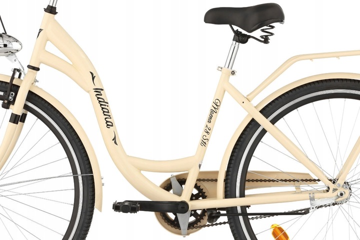 Rower miejski INDIANA Moena S1B 28 cali damski Cappuccino