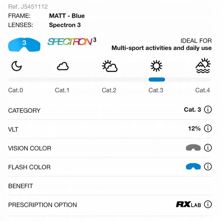 Okulary Julbo ROOKIE 2 - MATT - Blue
