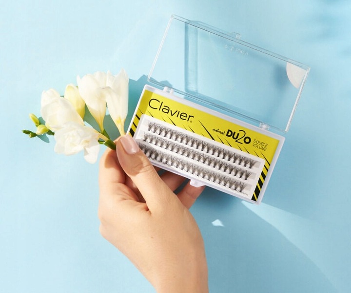 CLAVIER KĘPKI RZĘSY DU2O DOUBLE VOLUME 10 mm