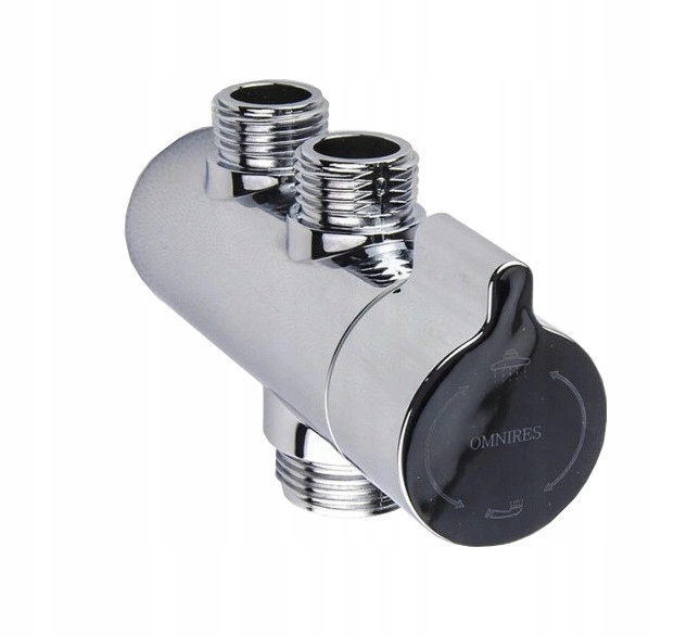 Przełącznik do systemu UNI Omnires PBA0902CP chrom