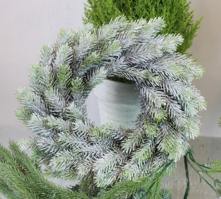 Wianek świąteczny wieniec stroik na stół drzwi Ø30 DEcodomi