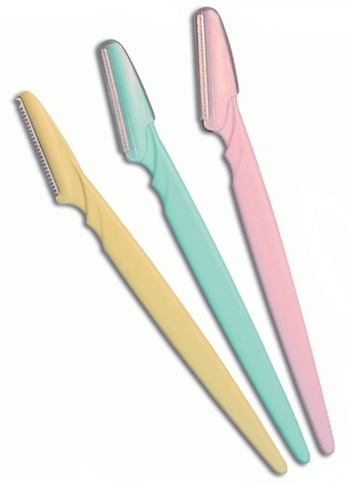 Nożyk Trymer Brzytwa do Regulacji Brwi 1szt Blue