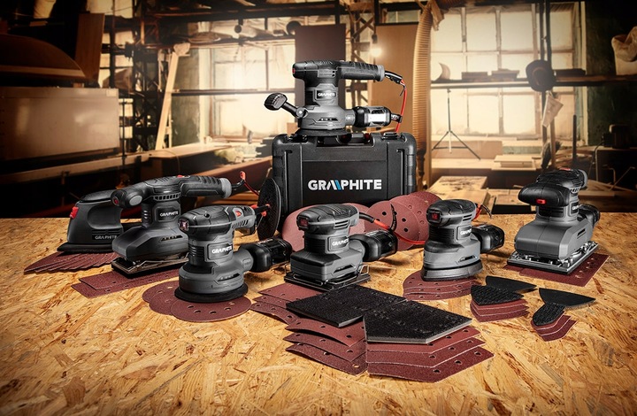Szlifierka oscylacyjna delta 105W GRAPHITE 59G335