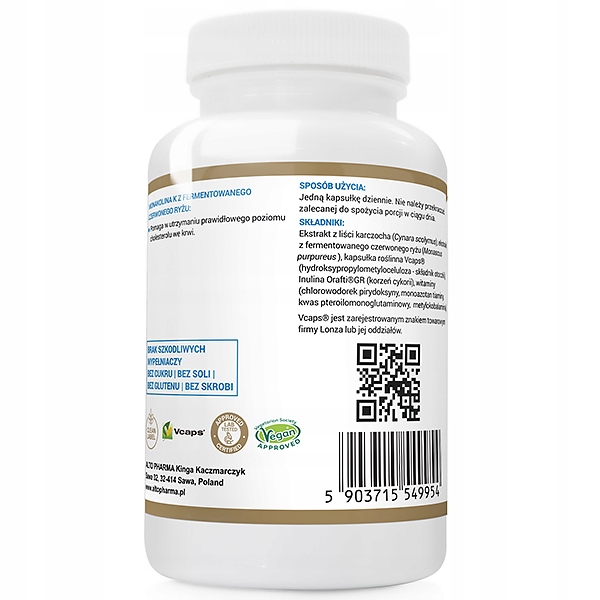 CHOLESTEROL KARCZOCH B1 B6 B9 B12 WEGE 3x120 kap