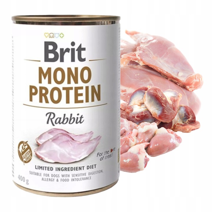BRIT MONO PROTEIN RABBIT 12x400g
