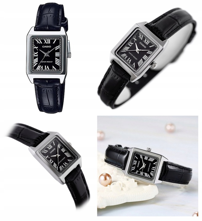 ZEGAREK DAMSKI CASIO LTP-V007L skórzany +BOX +GRAWER