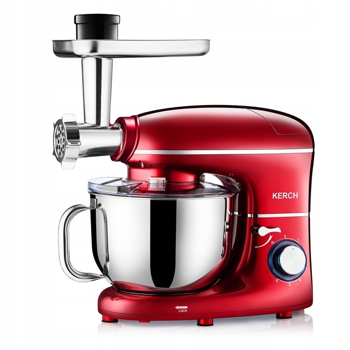 ROBOT KUCHENNY PLANETARNY MIKSER Z MISĄ KERCH ROTARY 4000W RED 6,2L