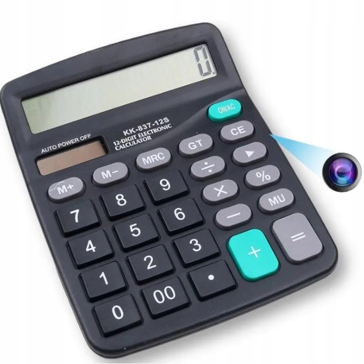 KALKULATOR MINI KAMERA SZPIEGOWSKA FULL HD WIFI