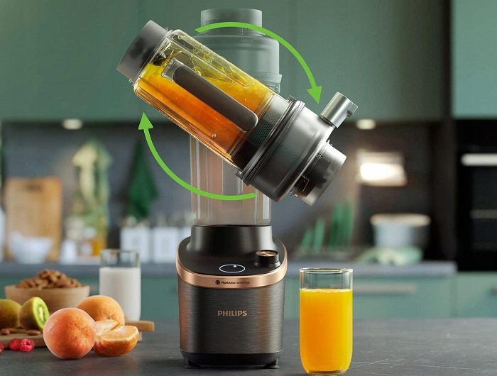 Blender z modułem sokowirówki Philips HR3770/00 Flip&Juice 1500W