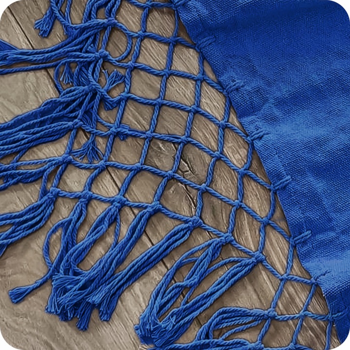 HAMAK OGRODOWY TURYSTYCZNY BOHO HUŚTAWKA MOCNY 150x190 120kg + LINKI TORBA