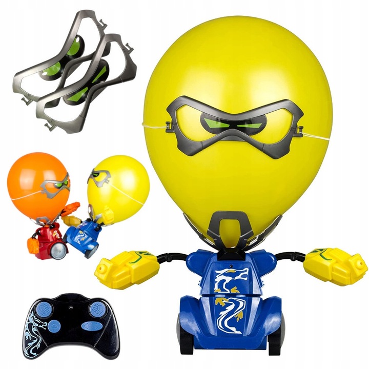 Zdalnie Sterowane Walczące Balony Roboty 2 piloty 20 balonów Walka Robotów