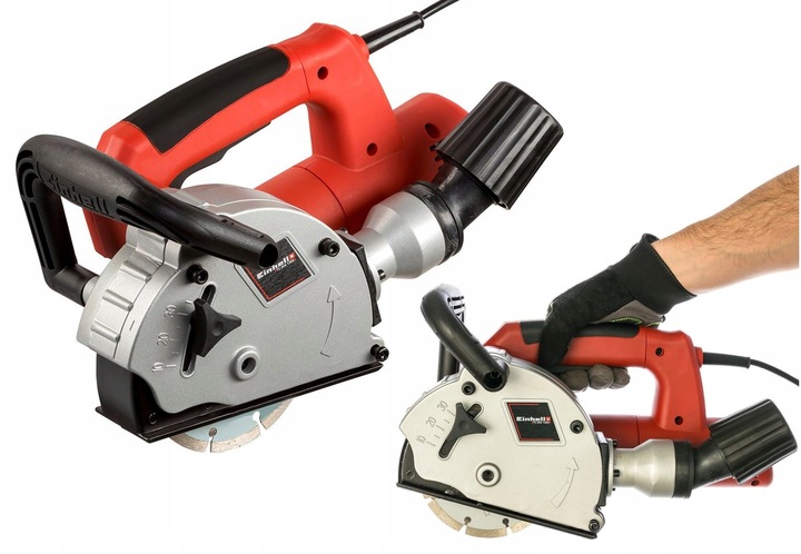 EINHELL TC-MA 1300 BRUZDOWNICA DO BETONU MURU ZESTAW + 2 TARCZE 125MM