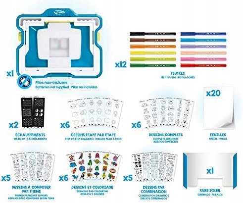 Podświetlana Tablica do odrysowywania Maped Creativ