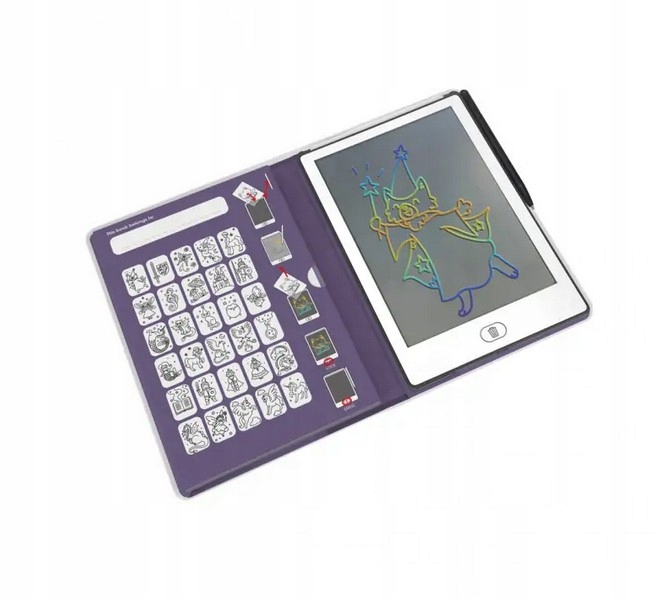Kidywolf KIDYDRAW-MINI Interaktywny Mini tablet do rysowania Bajki