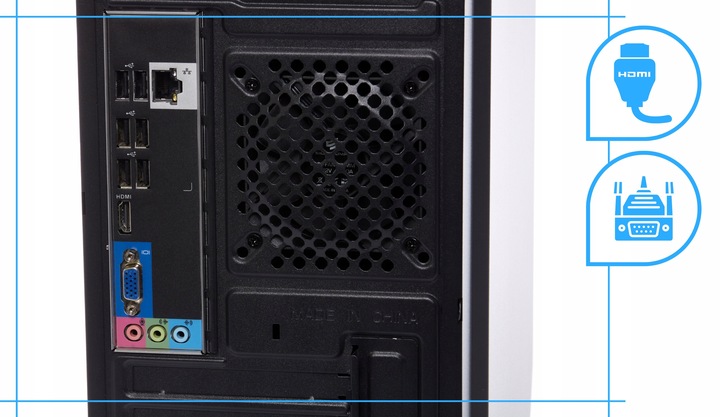 Komputer Stacjonarny Intel Core i5 8GB 512GB SSD Windows 10 WiFi Wydajny