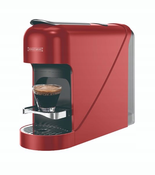 UNIWERSALNY EKSPRES DO KAWY NA KAPSUŁKI NESPRESSO JACOBS 900ML CZERWONY