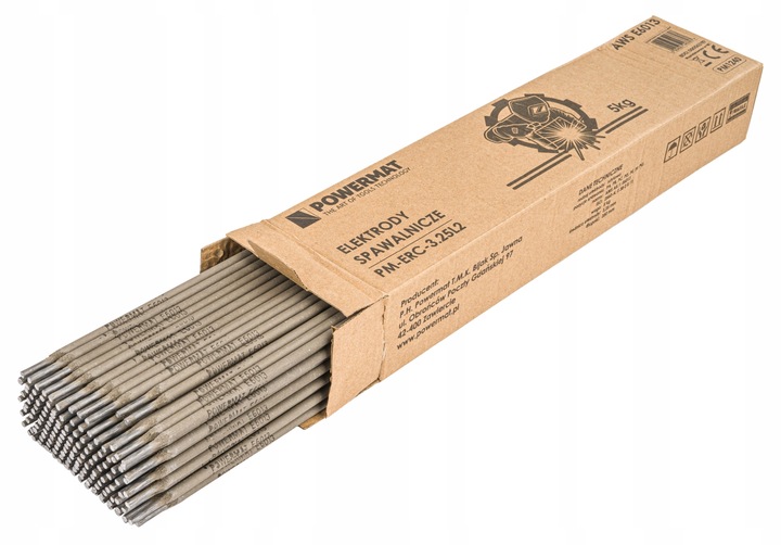 ELEKTRODY SPAWALNICZE RUTYLOWE 3,25mm 5KG ELEKTRODA DO SPAWANIA MMA