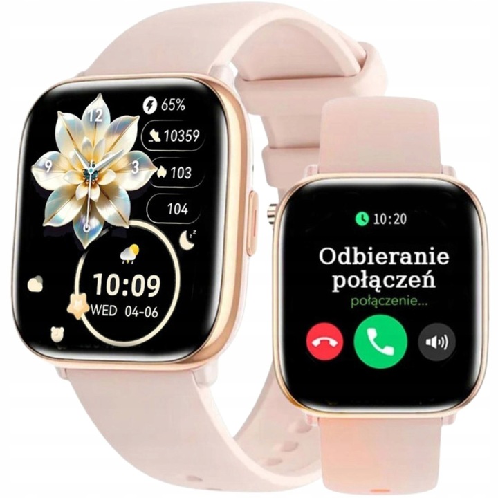 Zegarek damski SMARTWATCH Rubicon Ambica ROZMOWY SMS MENU PL ALWAYS DISPLAY