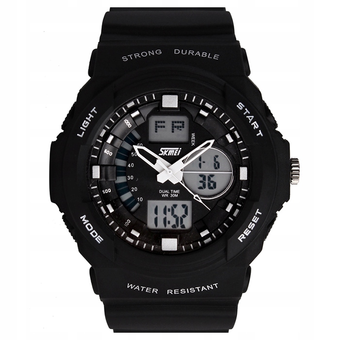 Zegarek dziecięcy SKMEI elektroniczny czarny wiele funkcji