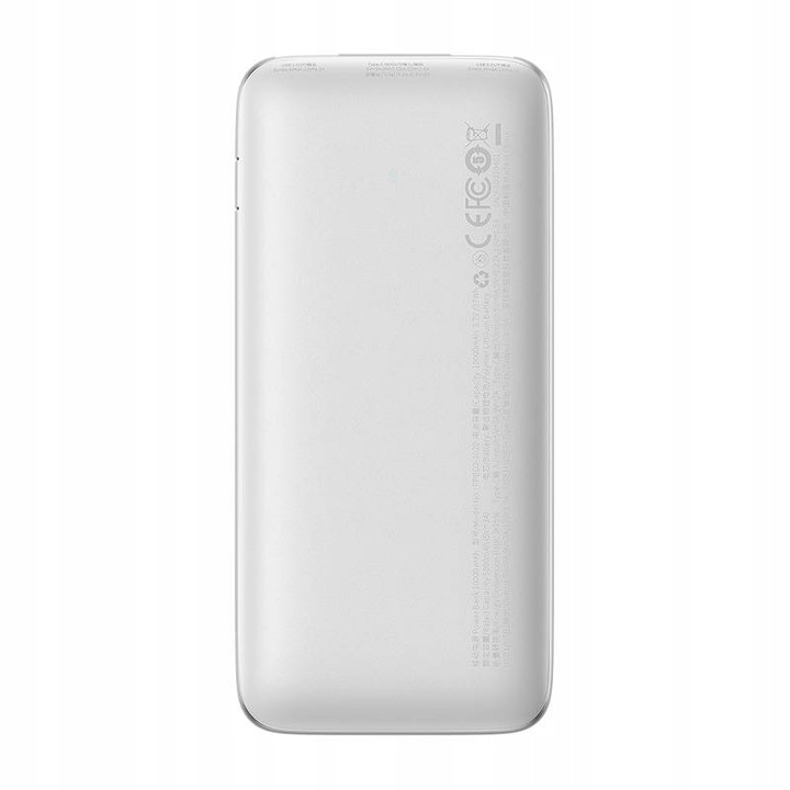 BASEUS PODRÓŻNY POWER BANK 10000 MAH 2X USB USB-C 20W QC 3.0 Z KABLEM USB