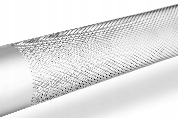 Gryf prosty 120cm 30mm gwintowany stalowy chromowany pełny sztanga +zaciski