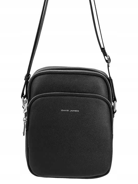 Torebka listonoszka David Jones męska saszetka na ramię czarna