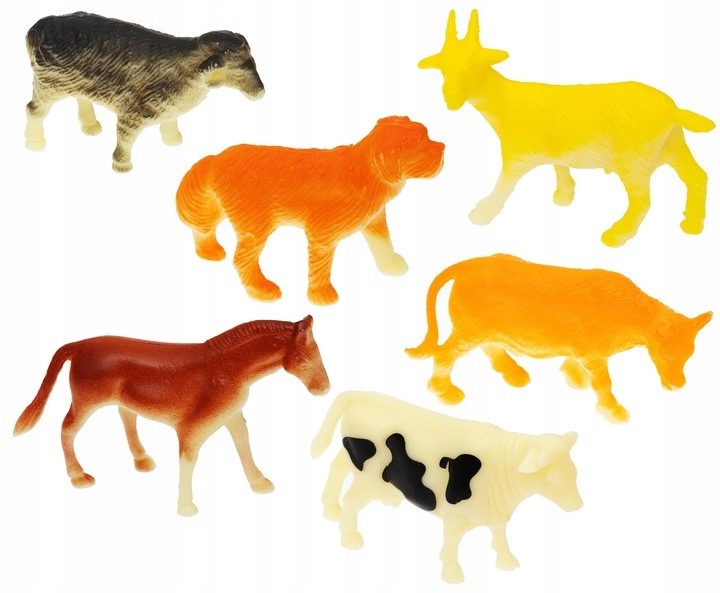 Zestaw Kombajn Traktor Przyczepa Ciężarówka Zwierzęta Farma Gospodarstwo