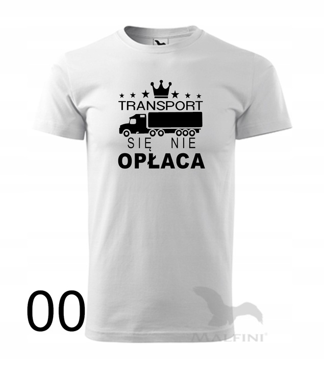 Koszulka męska TRANSPORT SIĘ NIE OPŁACA kolory