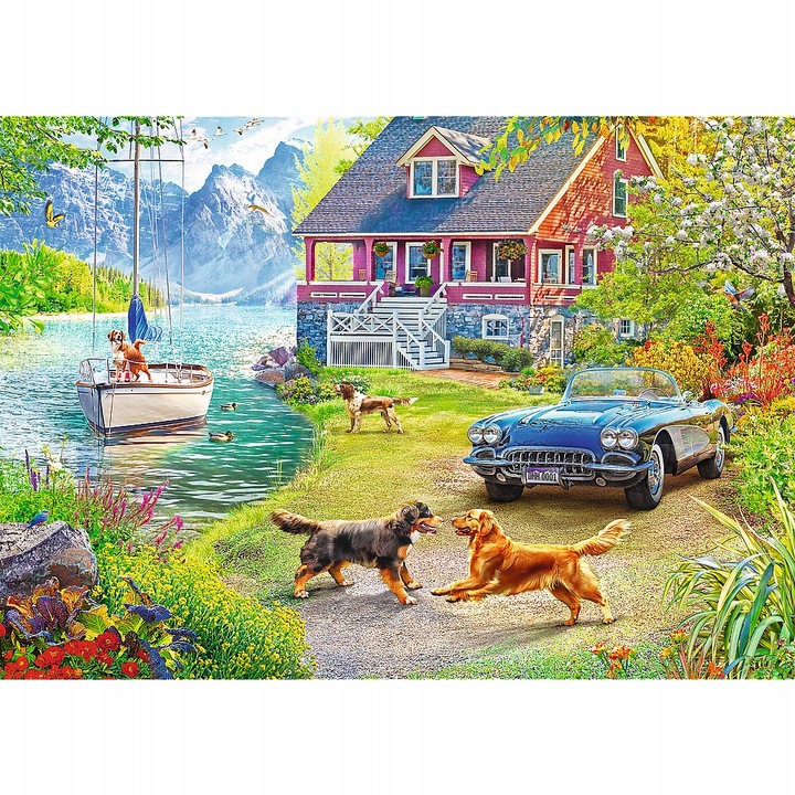 PUZZLE 2 X 500 LETNI RELAX TREFL