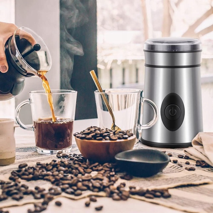 MŁYNEK DO KAWY ELEKTRYCZNY ROZDRABNIACZ DO ZIAREN ZIÓŁ ORZECHÓW ELEHOT