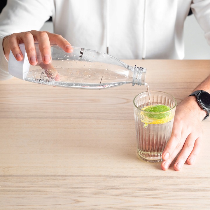 Butelki SodaStream FUSE 2x1L białe - do zmywarki