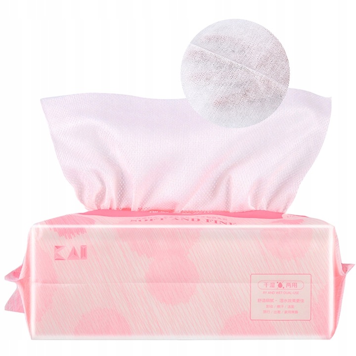 JEDNORAZOWE RĘCZNIKI DO TWARZY BAWEŁNIANE RĘCZNIKI DO DEMAKIJAŻU