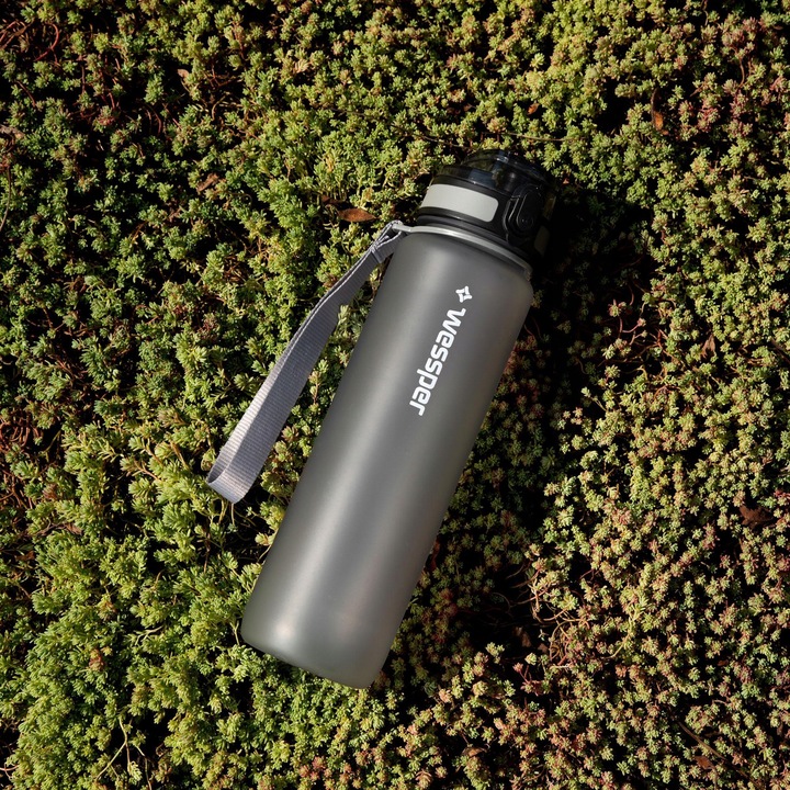 Butelka bidon na wodę 1000ml Butelka filtrująca tritan 1L Wessper 3x filtr