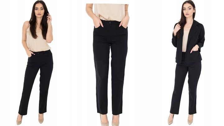 SPODNIE BAWEŁNA KLASYCZNE (38-54) KOLORY r.46